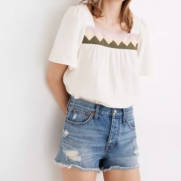 Madewell Relaxed Denim Shorts in Homecrest Wash - Picture 6 of 6